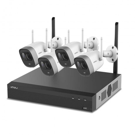 IMOU Imou Беспроводной комплект (NVR + 4 New Bullet Lite) - KIT/NVR1104HS-W-S2/4-G26E от IMOU LIFE